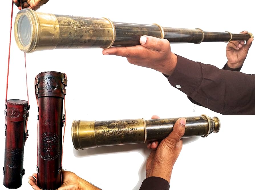 アンティーク　望遠鏡　真鍮 Amazon.co.jp: Victorian Marine オールドアンティーク望遠鏡 10